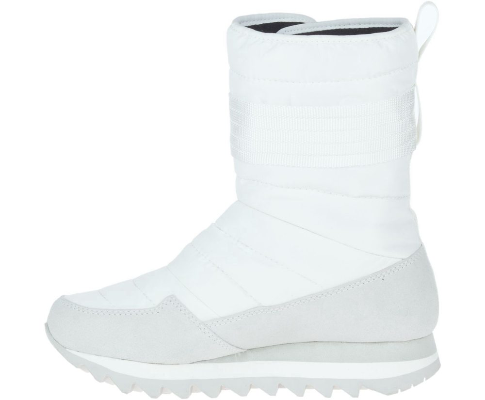 Merrell Boots White - Alpine Tall Strap Polar Waterproof - Womens 68IMFDWLY